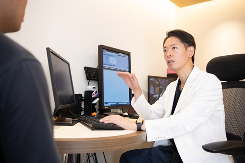 肥満外来の診察風景